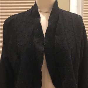 NWT Mishca Open Front Ruffle Sweater